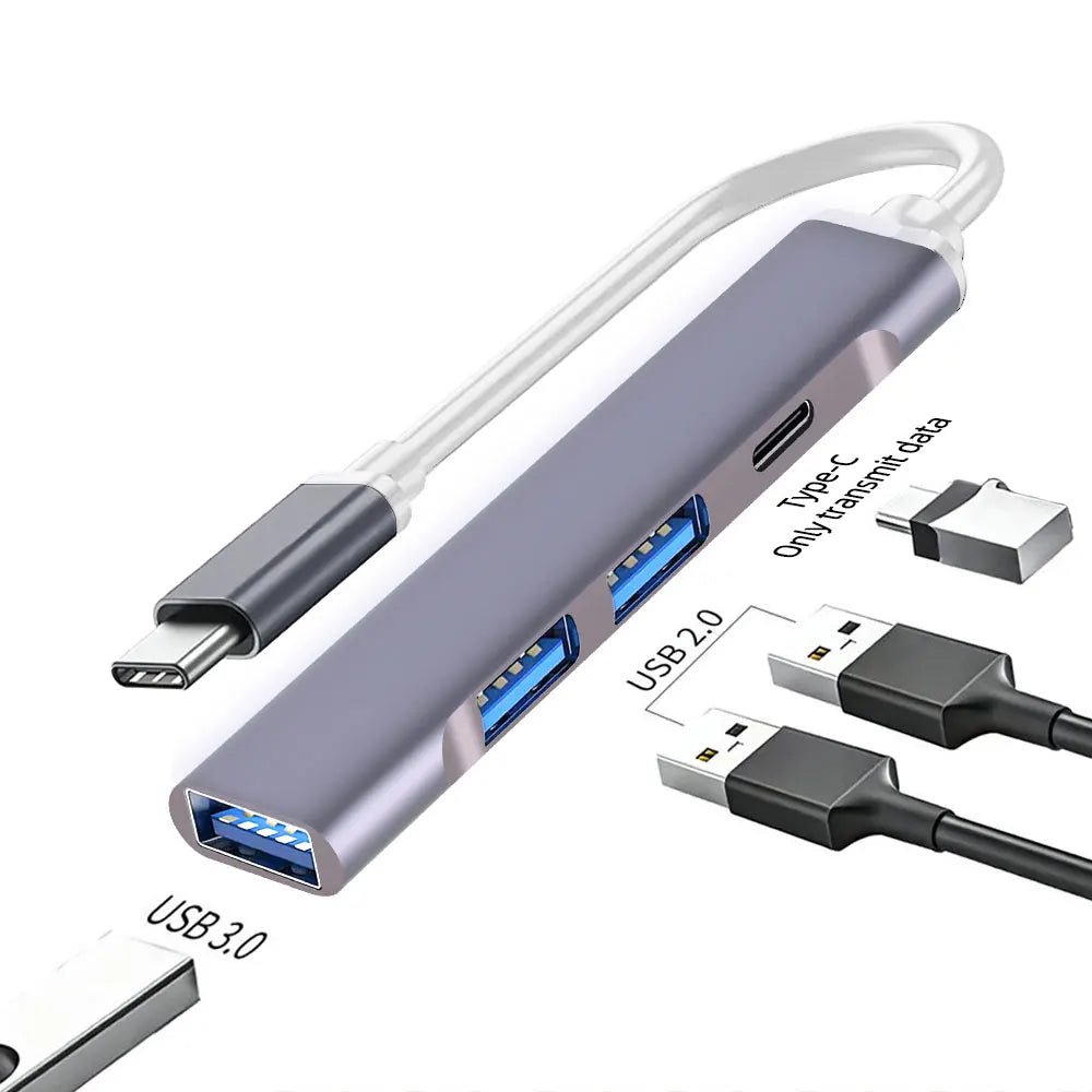 USB 3.0 HUB TYPE - C HUB Multi USB Splitter 5Gbps High Speed Data Transmission HUB USB 3.0 OTG Adapter for Macbook PC Accessories - NEW COLLECTION EXPRESS